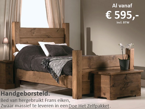 Eikenhouten bedden - Traprenovatie uitgevoerd in massief eiken