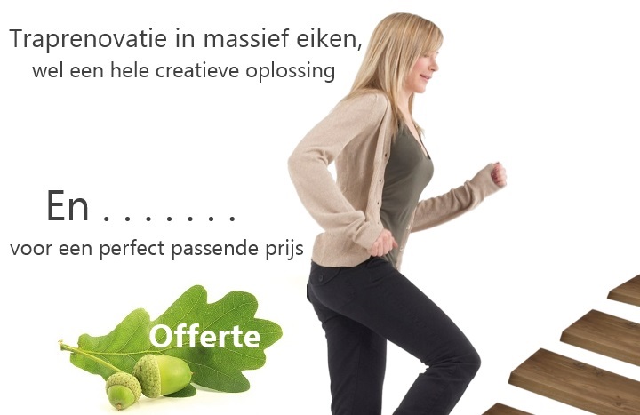 Traprenovatie met een eiken oplossing